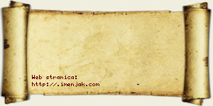 Una Crnišavac vizit kartica